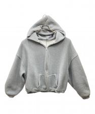 ALEXANDER WANG (アレキサンダー・ワン) デンスフリース スタージップパーカー ジップパーカー グレー サイズ:M