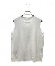 A-POC ABLE ISSEY MIYAKE (エイポック エイブル イッセイ ミヤケ) ノースリーブTシャツ ホワイト サイズ:1