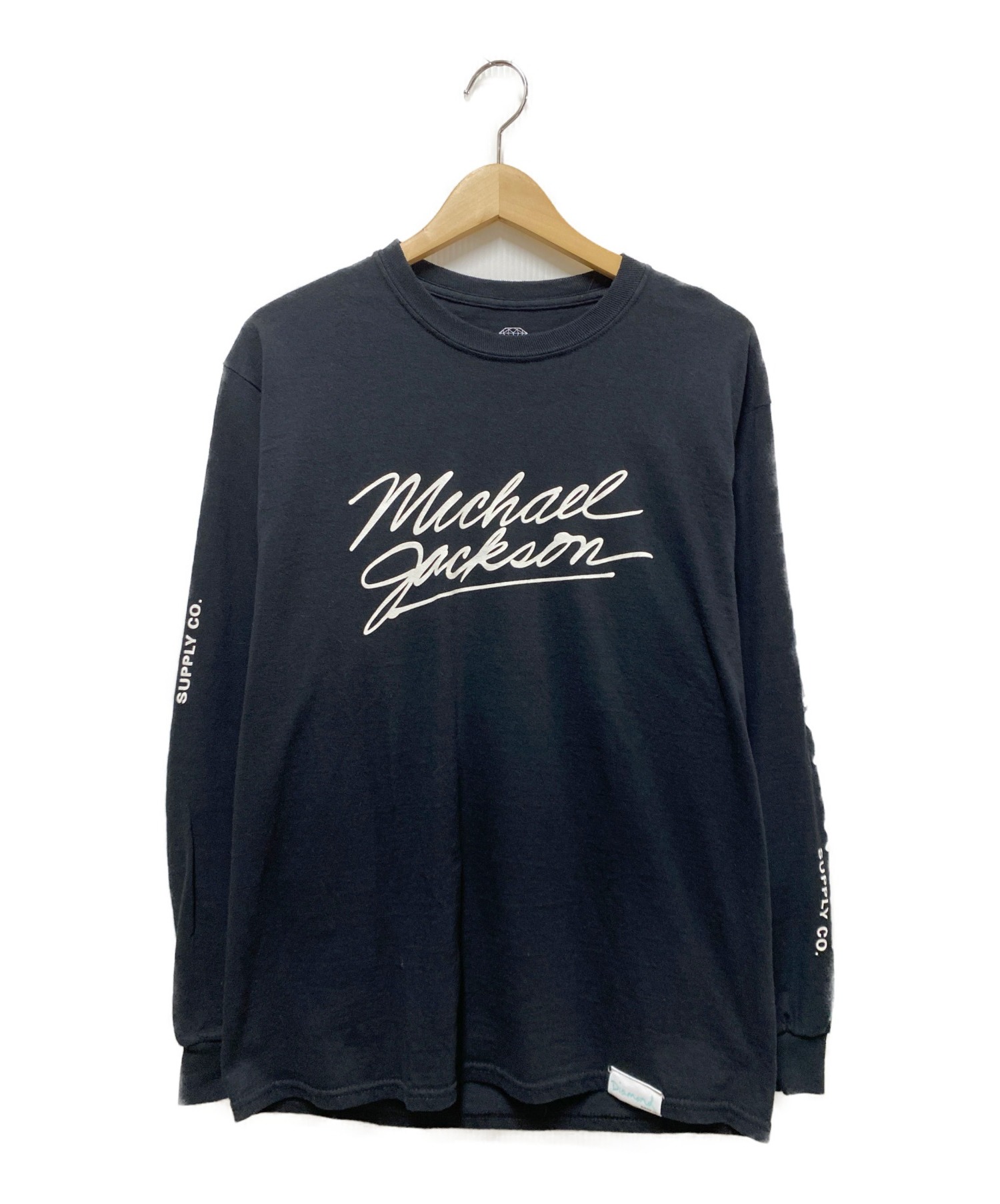 中古 古着通販 Diamond Supply Co ダイヤモンドサプライ マイケルジャクソンロングスリーブtシャツ ブラック サイズ M Michael Jackson Longsleeve Tee King Of Pop Collec ブランド 古着通販 トレファク公式 Trefac Fashion