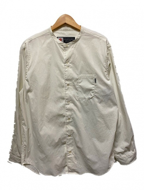 CHARI & CO NYC（チャリアンドコーニューヨーク）CHARI & CO NYC (チャリアンドコーニューヨーク) BAND COLLAR SHIRTS ホワイト サイズ:Lの古着・服飾アイテム