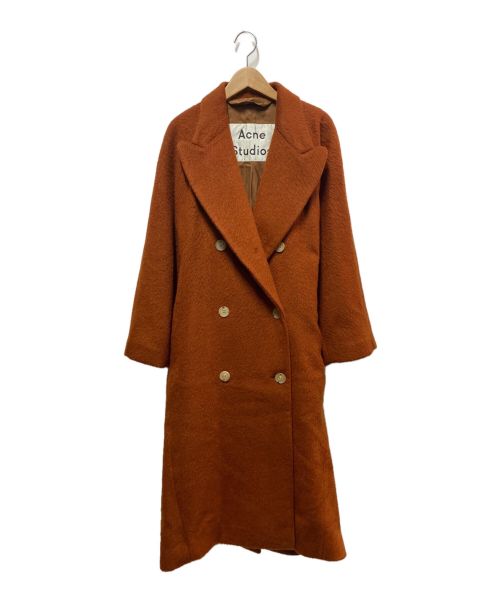 Acne studios（アクネストゥディオス）Acne studios (アクネストゥディオズ) Wool Blend Coat ブラウン サイズ:34の古着・服飾アイテム