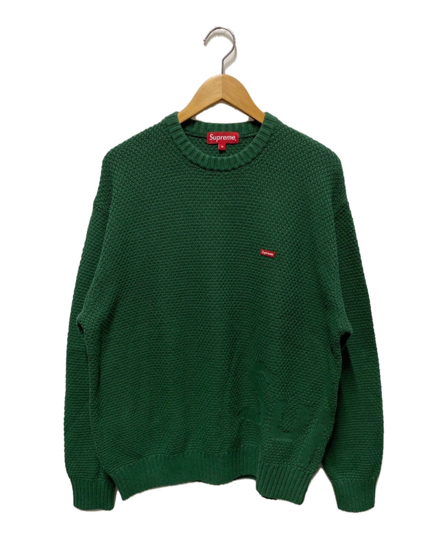 選べるサイズ展開 Textured Small Box Sweater tunic.store