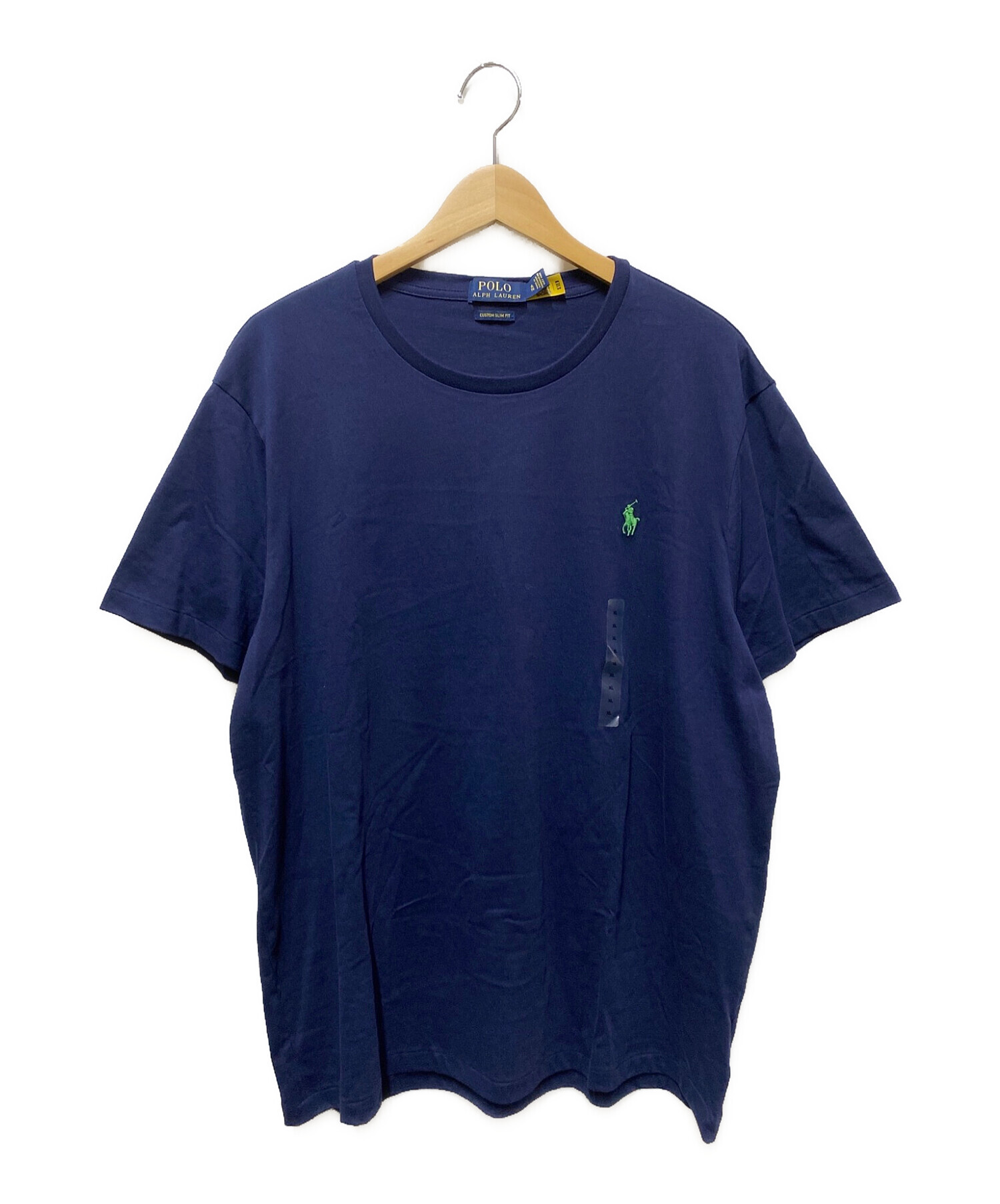 POLO RALPH LAUREN (ポロ・ラルフローレン) ワンポイントロゴTシャツ ネイビー サイズ:XL 未使用品