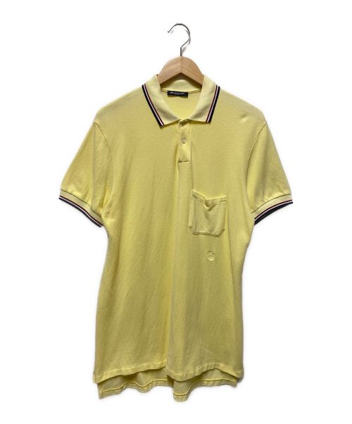 BALMAIN（バルマン）BALMAIN (バルマン) ポロシャツ イエロー サイズ:Lの古着・服飾アイテム