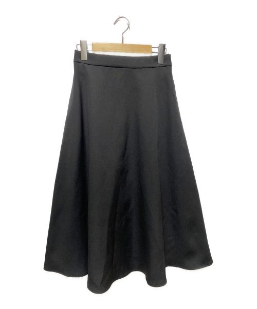 VICKY（ビッキー）VICKY (ビッキー) 22SSミモレタケフレアスカート ブラック サイズ:2 未使用品の古着・服飾アイテム