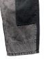 中古・古着 LEVI'S MADE&CRAFTED (リーバイスメイドクラフテッド) Straight Cropped Patchwork Black Denim ブラック サイズ:W32：4800円