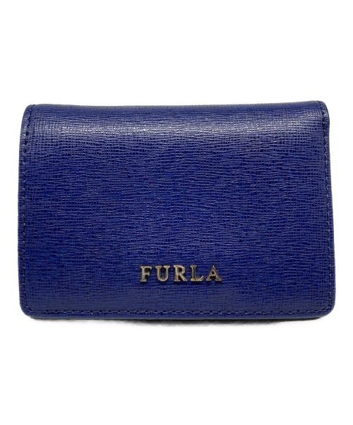 FURLA（フルラ）FURLA (フルラ) 3つ折り財布 ネイビーの古着・服飾アイテム