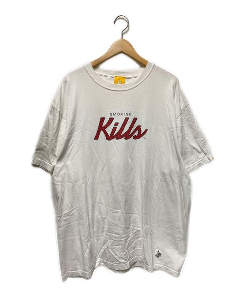 FR2（ファッキングラビッツ）FR2 (エフアールツー) Smoking Kills Short Sleeve T-shirt ホワイト サイズ:XLの古着・服飾アイテム