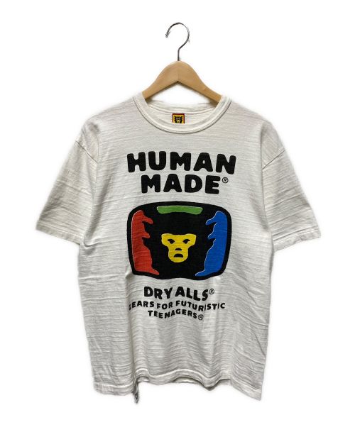 HUMAN MADE（ヒューマンメイド）HUMAN MADE (ヒューマンメイド) プリントTシャツ ホワイト サイズ:Lの古着・服飾アイテム