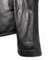 中古・古着 GIORGIO BRATO (ジョルジョブラッド) ラムレザージャケット ブラック サイズ:L：11800円