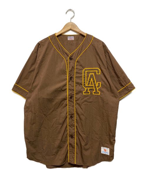 STANDARD CALIFORNIA（スタンダートカルフォニア）STANDARD CALIFORNIA (スタンダードカリフォルニア) Baseball Shirt ブラウン サイズ:Lの古着・服飾アイテム