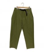 GOLDWINゴールドウイン）の古着「One Tuck Tapered Stretch Trousers」｜カーキ