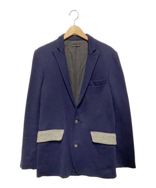 FRANK LEDER（フランクリーダー）FRANK LEDER (フランクリーダー) フランネルウールポケット2Bジャケット ネイビー サイズ:Sの古着・服飾アイテム