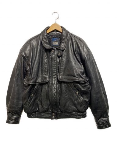 ROBERT COMSTOCK ロバートコムストック羊革 レザーコート ブラック