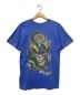 stussy (ステューシー) ［古着］バックドラゴンプリントロゴTシャツ ブルー サイズ:S：5800円