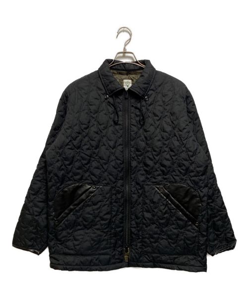 South2 West8（サウスツー ウエストエイト）south2 west8 (サウスツー ウエストエイト) Quilted Jacket - Deer Horn Qt. ブラック サイズ:Mの古着・服飾アイテム