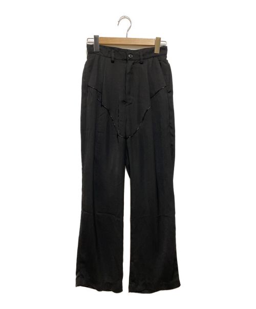 M TO R（ムウトアール）M TO R (ムウトアール) 23SS WESTERN MOOD STRAIGHT PANTS ブラック サイズ:36の古着・服飾アイテム
