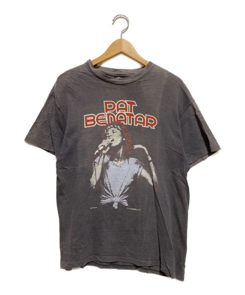 バンドTシャツ（バンドTシャツ）バンドTシャツ (バンドTシャツ) ［古着］80's Pat Benatar バンドTシャツ グレー サイズ:Lの古着・服飾アイテム