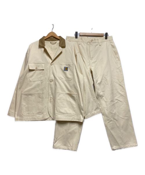 Carhartt WIP（カーハート）Carhartt WIP (カーハートダブリューアイピー) Kunichi Nomura (クニイチノムラ) KUNICHI BLAZER & CHINO PANT アイボリー サイズ:Мの古着・服飾アイテム