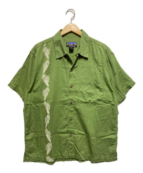 pataloha（パタロハ）pataloha (パタロハ) ［古着］90's アロハシャツ カーキ サイズ:Мの古着・服飾アイテム