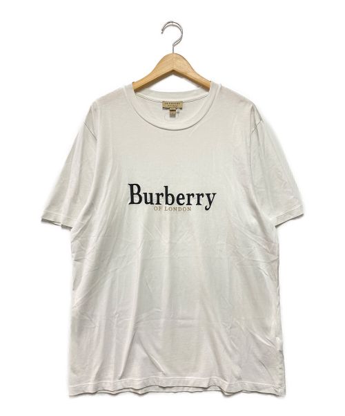 BURBERRY（バーバリー）BURBERRY (バーバリー) Embroidery Logo Tee ホワイト サイズ:Мの古着・服飾アイテム