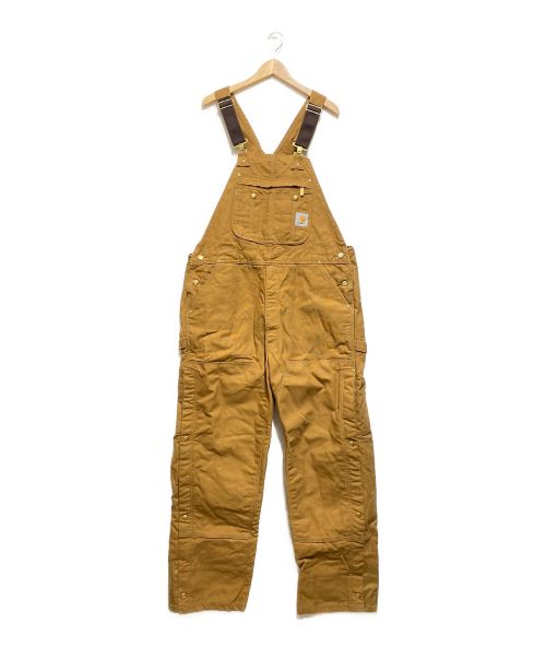 CarHartt（カーハート）CarHartt (カーハート) ダックオーバーオール ブラウン サイズ:42×30の古着・服飾アイテム