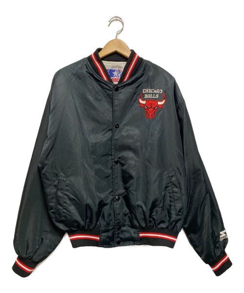 STARTER（スターター）STARTER (スターター) ［古着］90's Chicago Bulls スタジャン ブラック サイズ:表記なしの古着・服飾アイテム