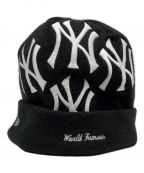 SUPREME×New Eraシュプリーム×ニューエラ）の古着「New York Yankees / New Era Box Logo Beanie」｜ブラック