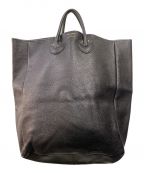 YOUNG & OLSEN The DRYGOODS STOREヤングアンドオルセン ザ ドライグッズストア）の古着「EMBOSSED LEATHER TOTE L」｜ブラック