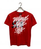 WIND AND SEAウィンダンシー）の古着「IT' S A LIVING TEE」｜レッド