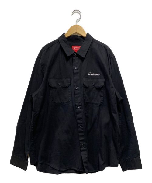SUPREME（シュプリーム）SUPREME (シュプリーム) Mary Work Shirt ブラック サイズ:Lの古着・服飾アイテム