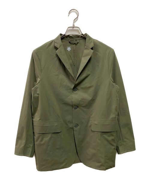 DESCENTE PAUSE（デサントポーズ）DESCENTE PAUSE (デサントポーズ) テーラードジャケット グリーン サイズ:Mの古着・服飾アイテム