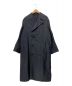Yohji Yamamoto FEMME（ヨウジヤマモトファム）の古着「ウールシルクロングコート」｜ブラック