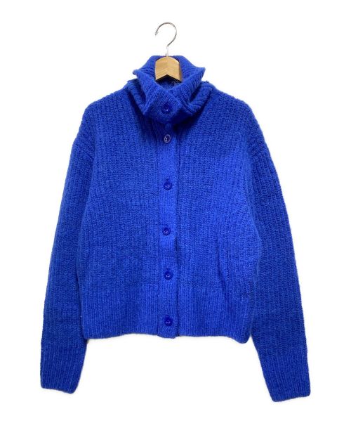 COS（コス）COS (コス) spread wool collar cardigan ブルー サイズ:Sの古着・服飾アイテム