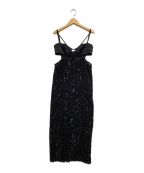 PRANK PROJECTプランクプロジェクト）の古着「Scuba-Jersey Lace Dress」｜ブラック