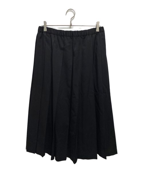 BLACK COMME des GARCONS（ブラック コムデギャルソン）BLACK COMME des GARCONS (ブラック コムデギャルソン) ウールスカート ブラック サイズ:Mの古着・服飾アイテム
