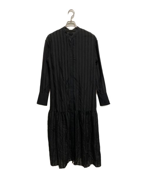 TODAYFUL（トゥデイフル）TODAYFUL (トゥデイフル) Sheerstripe Shirts Dress ブラック サイズ:36の古着・服飾アイテム