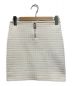 BOTTEGA VENETA（ボッテガベネタ）の古着「cotton textured fitted mini skirt」｜ホワイト