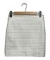 BOTTEGA VENETA (ボッテガベネタ) cotton textured fitted mini skirt ホワイト サイズ:34 未使用品：28000円