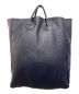 YOUNG & OLSEN The DRYGOODS STORE (ヤングアンドオルセン ザ ドライグッズストア) EMBOSSED LEATHER TOTES BAG L ネイビー：15000円