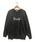 BROOK（ブルック）の古着「LOGO DESIGN SWEAT」｜ブラック