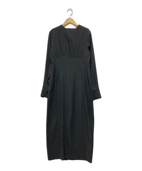 TODAYFUL（トゥデイフル）TODAYFUL (トゥデイフル) Backopen Linen Dress ブラック サイズ:38の古着・服飾アイテム