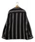 WACKO MARIA (ワコマリア) STRIPED OPEN COLLAR SHIRT ブラック サイズ:XL：35000円