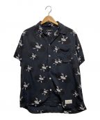 WACKO MARIA×MINEDENIMワコマリア×マインデニム）の古着「Hawaiian shirt」｜ブラック