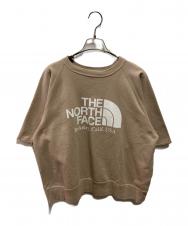 THE NORTHFACE PURPLELABEL (ザ・ノースフェイス パープルレーベル) 10oz H/S Crew Neck Sweat ブラウン サイズ:S