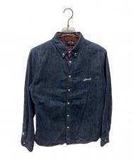 stussy (ステューシー) 00's デニムシャツ インディゴ サイズ:L