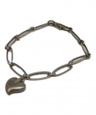 TIFFANY & Co. (ティファニー) カーブドハートモチーフチェーンブレスレット シルバー