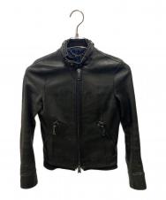 MIHARA YASUHIRO (ミハラヤスヒロ) 鹿革レザージャケット ブラック サイズ:Ｍ