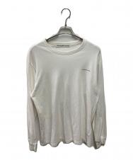 ALEXANDER WANG (アレキサンダー・ワン) ロゴTシャツ ホワイト サイズ:L