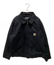CarHartt (カーハート) DUCK DETROIT JACKET BLANKET ブラック サイズ:XL